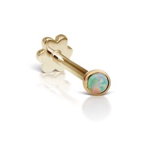 Maria Tash -Opal threaded Stud Earring-